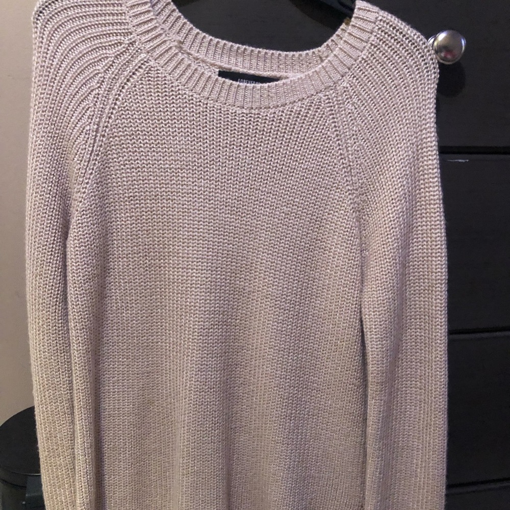 Oversized nude/tan sweater/